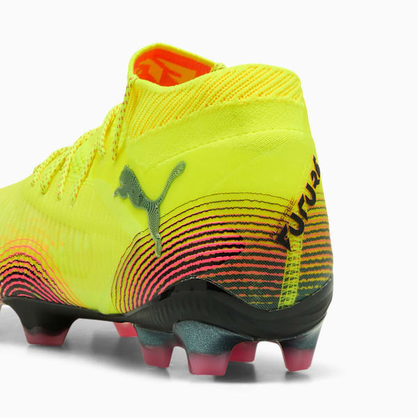 Chaussures de soccer à crampons pour terrain ferme FUTURE 8 ULTIMATE Femme, Yellow Alert-PUMA Black-Sun Struck, extralarge